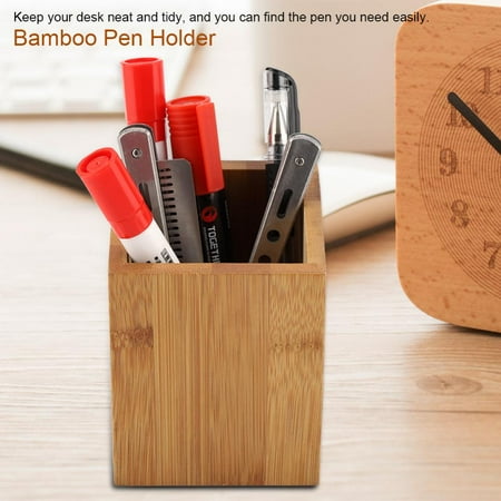 desktop pen holder stand bamboo wood zerone bamboo pen holder office school desk pencils storage organizer stand stationery supply desktop pen holder stand bamboo wood zerone bamboo pen holder office school desk pencils storage organizer stand stationery supply